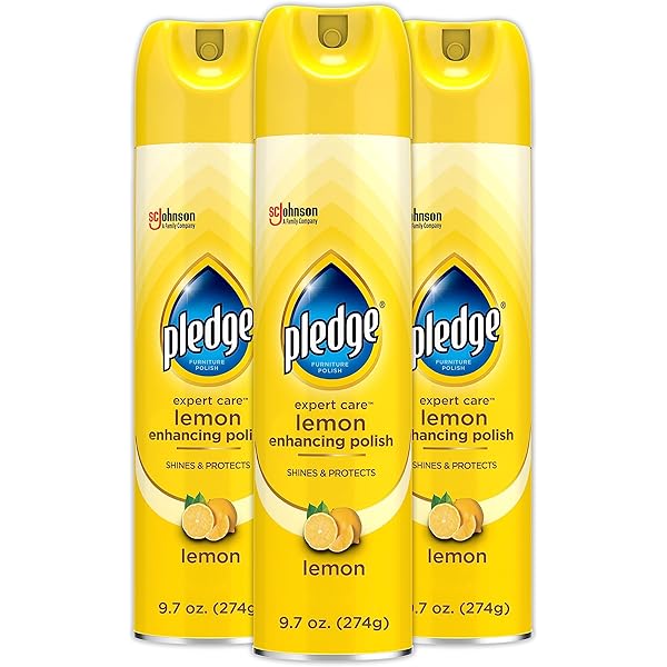 Pledge Lemon Enhancing Polish 9.7 oz, 3 ct : Amazon.ca